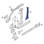 NZ6Z6024300B - Body: Center Pillar Reinforced for Ford Image