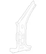 2086300110 - Body: Inner Pillar for Mercedes-Benz Image