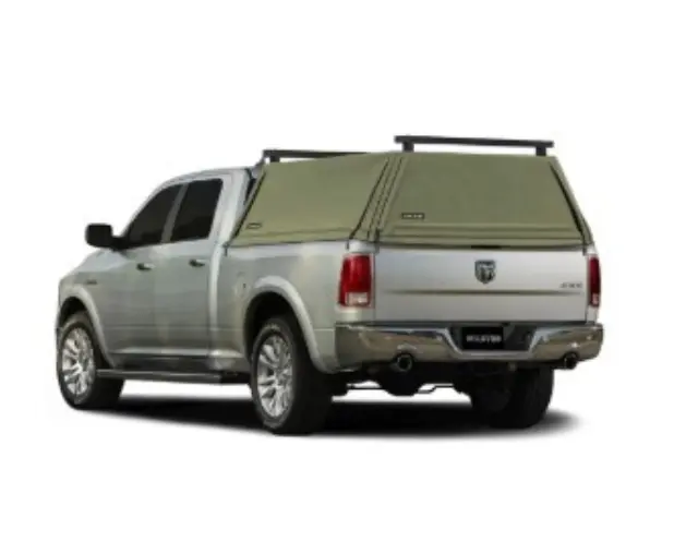 68742629AA - : Soft Truck Bed Cap for Ram 2500-3500,  6.4-foot bed, Military Green Canvas, sold by WildTop for Affiliated Accessories Image