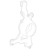 2183320801 - : Steering Knuckle for Mercedes-Benz: CLS400, CLS550 Image