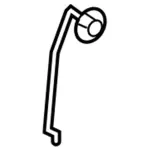 AE9Z7426461A - Body: Lock Rod for Lincoln: MKT Image