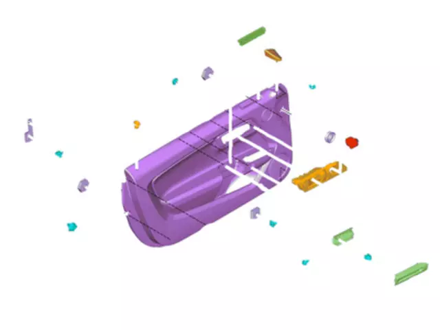 HR3Z6323943BA - : Panel Assembly Door Trim for Ford Image