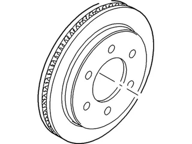 Disc Brake Rotor - Ford (4U2Z-1V125-Q)