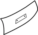 87324CG001 - Body: Front Cover for INFINITI: FX35, FX45 Image