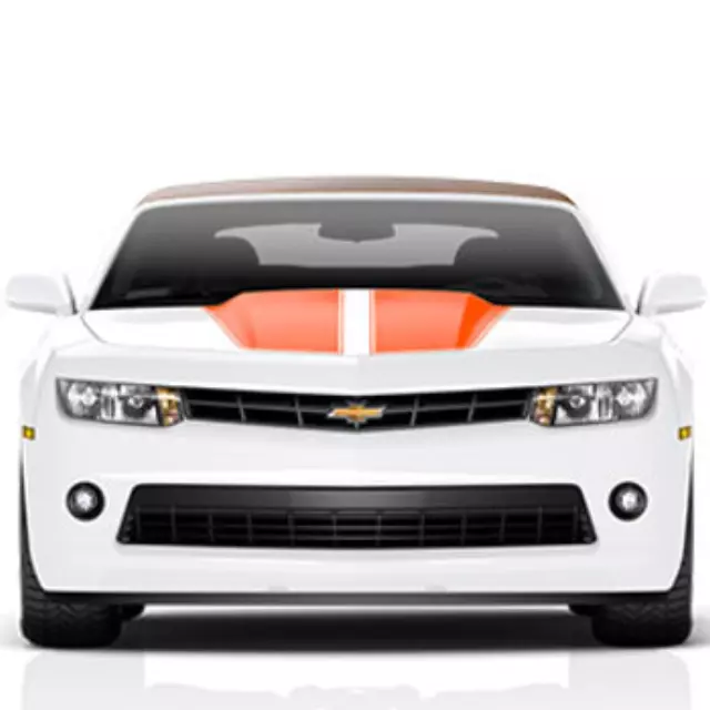 23425869 - Exterior: Decal/Stripe Package, Rally Stripes, Orange for Chevrolet: Camaro Image