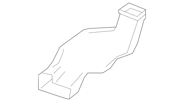 2228312800 - Heating and Ventilation: Air Duct for Mercedes-Benz: Maybach S550, Maybach S560, Maybach S600, Maybach S650, S450, S550, S550e, S560, S600, S63 AMG, S65 AMG Image image