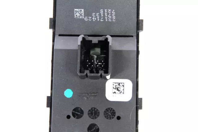 Jet Black Front Driver Side Door Window Switch - GM (23171429)