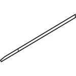 JR3Z6320001AA - Body: Stripe Tape for Ford: Mustang Image