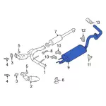 ML3Z5230G - Exhaust: Muffler for Ford Image