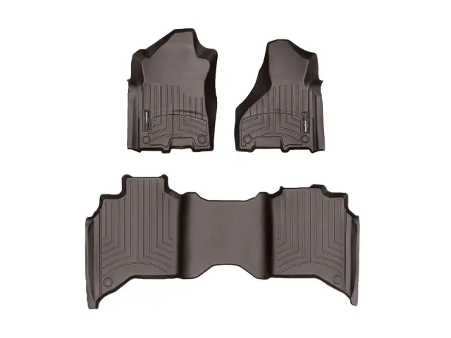 47154512 - : Cocoa FloorLiner™ DigitalFit®, Front &amp; 2nd Row for WeatherTech Image