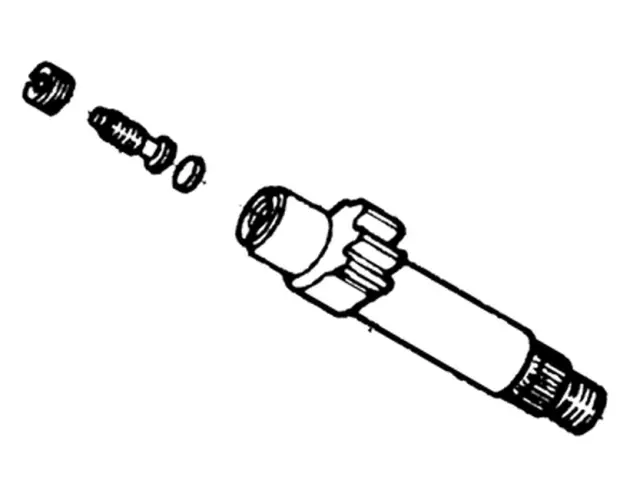 F6AZ3575AA - Steering: Sector Shaft for Ford: Bronco, Bronco II, Country Squire, Crown Victoria, E-150, E-150 Club Wagon, E-150 Econoline, E-150 Econoline Club Wagon, E-250, E-250 Econoline, E-250 Econoline Club Wagon, E-350 Econoline, E-350 Econoline Club Wagon, E-350 Super Duty, Econoline Super Duty, Excursion, Expedition, F-150, F-150 Heritage, F-250, F-250 HD, F-250 Super Duty, F-350, F-350 Super Duty, F-450 Super Duty, F-550 Super Duty, F-Super Duty, LTD, LTD Crown Victoria, Ranger | Lincoln: Blackwood, Navigator, Town Car | Mercury: Colony Park, Grand Marquis, Marquis Image