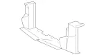 1705050730 - Radiator: Air Duct for Mercedes-Benz Image