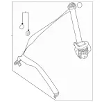 24786000013D53 - Electrical: Seat Belt Assembly for Mercedes-Benz Image