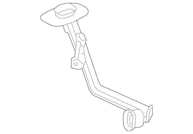 2058600064 - Windshield Washer System, Emergency Equipment: Filler Neck for Mercedes-Benz: C350e, C400, C43 AMG, C450 AMG, C63 AMG, C63 AMG S Image image