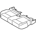CK4Z9963805CC - Body: Cushion Cover for Ford Image
