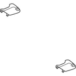 6L2Z7811586AAB - Body: Storage Pocket for Ford: Explorer | Mercury: Mountaineer Image