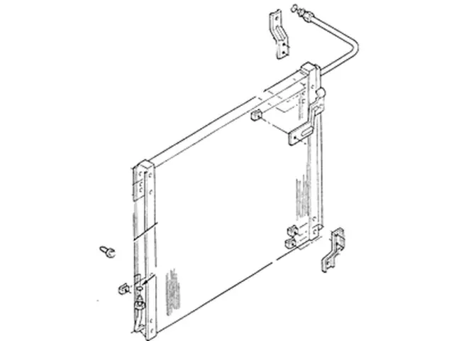 YJ234 - HVAC: Condenser for Ford: Bronco, F-150, F-250, F-250 HD, F-350, F-Super Duty Image