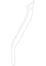 2218320190 - Heating and Ventilation: Drain Pipe for Mercedes-Benz Image