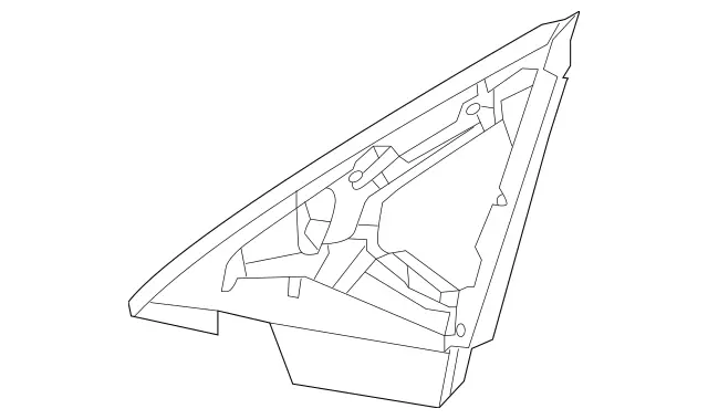 2048110798 - Driver Door: Seal for Mercedes-Benz: C250, C300, C350 Image image