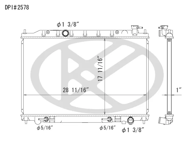 A2578 - : Koyorad Radiator for Koyo Image