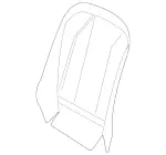 21691008399E38 - : Seat Back Panel for Mercedes-Benz Image