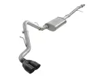 4934106B - : Vulcan Series 3 IN 304 Stainless Steel Cat-Back Exhaust System w/ Black Tips for aFe Power Image