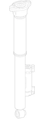 2053208630 - : Shock Assembly for Mercedes-Benz Image