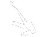 2078200744 - : Wiper Arm for Mercedes-Benz Image