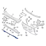 LX6Z16A200D - Body: Lower Reinforced for Ford: Escape, Maverick | Lincoln: Corsair Image