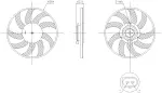 850099 - : Nissens Engine Cooling Fan for NISSENS Image