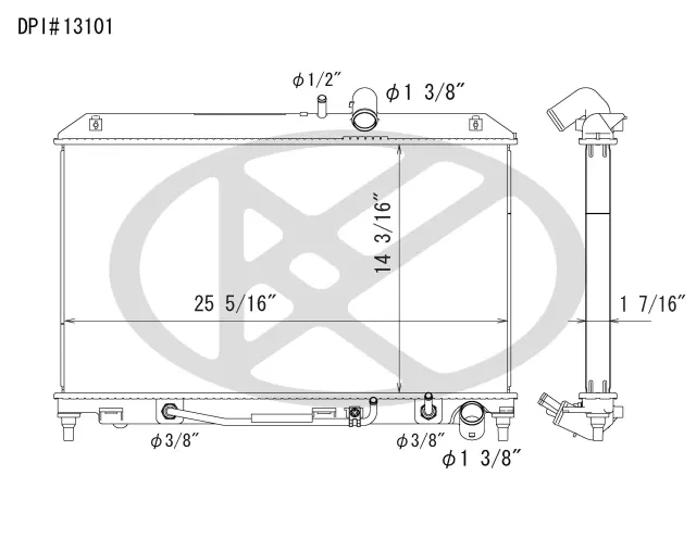 A13101 - : Koyorad Radiator for Koyo Image