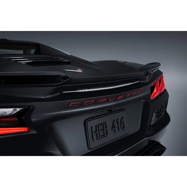 86526362 - Exterior: Corvette Script Rear Emblem - Torch Red for Chevrolet: Corvette Image