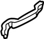 739400W011 - Body: Assist Strap for INFINITI: G20, QX4 Image
