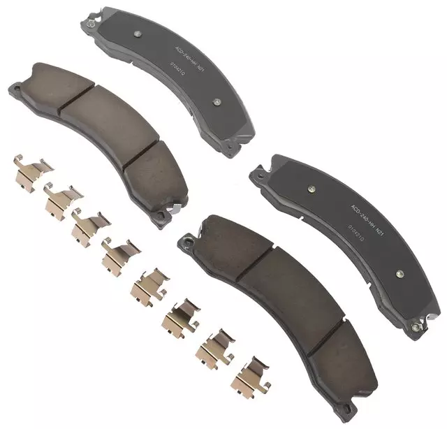 19428007 - : Ceramic Disc Brake Pad Set with Clips for GM Image