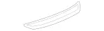 2576802301 - Panelling: Cover Rail for Mercedes-Benz Image