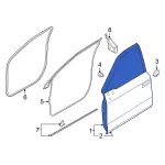 FL3Z1620125C - Body: Door Shell for Ford: F-150, F-250 Super Duty, F-350 Super Duty, F-450 Super Duty Image