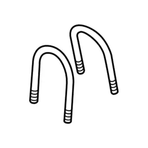 CK4Z5705B - Suspension: U-Bolt for Ford Image