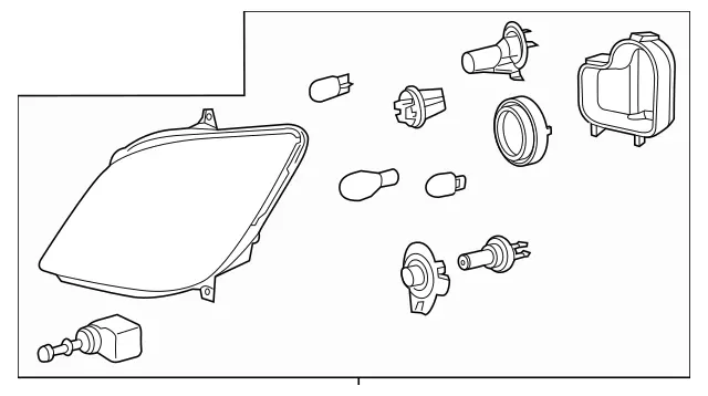 906820600064 - : Composite Headlamp for Mercedes-Benz: Sprinter 2500, Sprinter 3500 Image