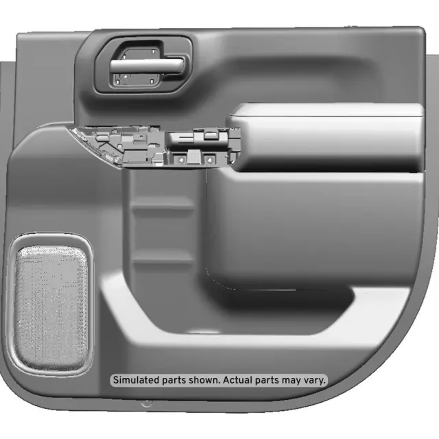 84704416 - Body: Door Trim Panel for Chevrolet: Silverado 2500 HD, Silverado 3500 HD Image