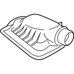 HC3Z9661C - : Upper Cover for Ford: F-250 Super Duty, F-350 Super Duty Image