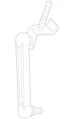 2223200689 - Front Axle: Link Rod for Mercedes-Benz Image