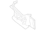 2466870407 - Cowl, Front Panel: Cover, Crossmember for Mercedes-Benz Image