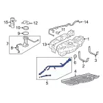7L1Z9034A - Fuel System: Filler Pipe for Ford: Expedition | Lincoln: Navigator Image