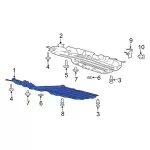 L1MZ7811782A - : Air Deflector for Ford: Explorer, Police Interceptor Utility Image