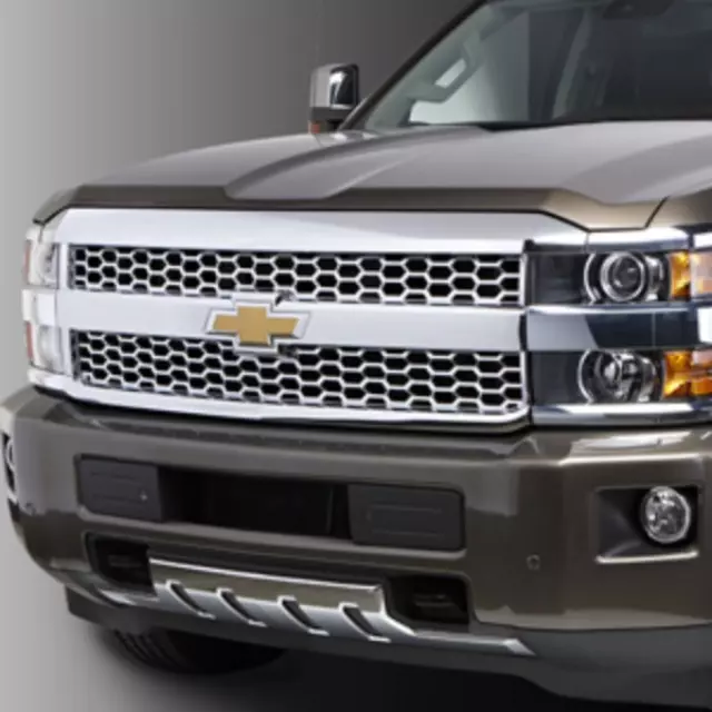 23207684 - Exterior: Exterior Trim, Chrome Grille Kit for Chevrolet: Silverado 1500, Silverado 2500 HD, Silverado 3500 HD Image