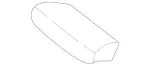 23891067018U75 - : Bolster Cover for Mercedes-Benz Image