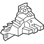 CK4Z61044E44AA - Body: Support for Ford: Transit-150, Transit-250, Transit-350, Transit-350 HD Image