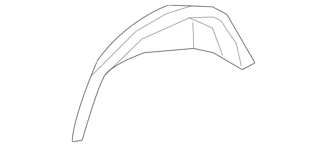 2046100176 - Substructure: Wheel Well for Mercedes-Benz: C250, C300, C350, C63 AMG, GLK250, GLK350 Image image
