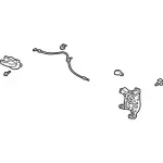 8L3Z15219A64BB - Body: Latch Assembly for Ford: F-150, F-150 Heritage, F-250, F-250 Super Duty Image