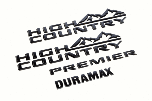 Exterior Trim, Emblem Kit, High Country - GM (86533390)